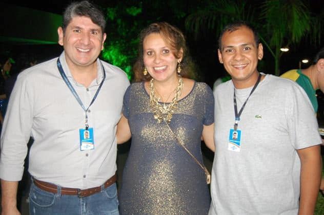 CELLUTEC 1 A equipe do Sebrae de atendimento a indústria Dickson, Adriana e Fabiano.