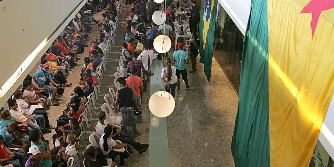 Último dia de atendimento aos trabalhadores no Arena da Floresta foi tranquilo 1 Último dia de atendimento aos trabalhadores no Arena da Floresta foi tranquilo