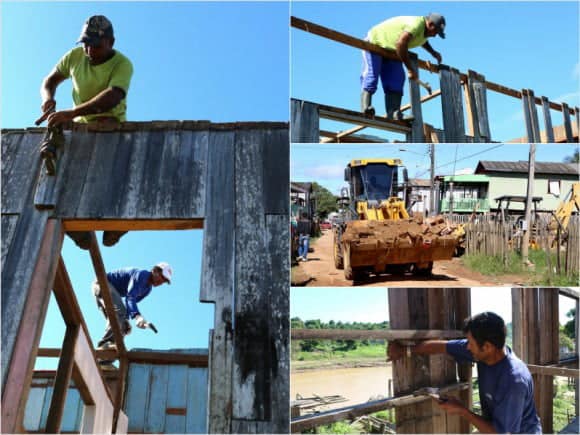 Governo faz demolição de casas desocupadas no bairro Cidade Nova 2 Etapas para a consolidação do projeto governamental