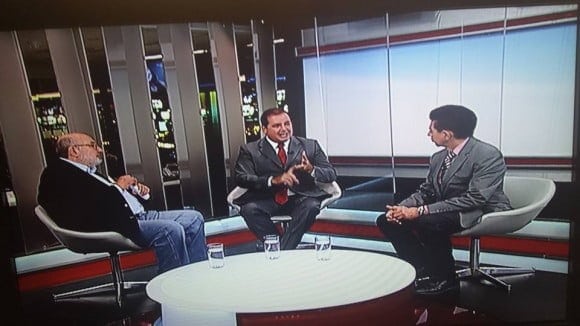 Tião Viana fala em entrevista em São Paulo sobre imigrantes haitianos