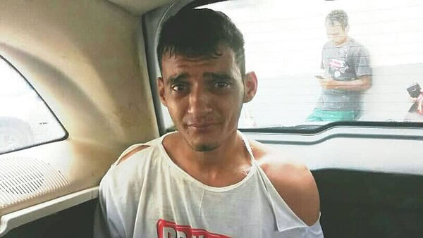 PM identifica e prende homem acusado de arrombar igreja e furtar equipamentos