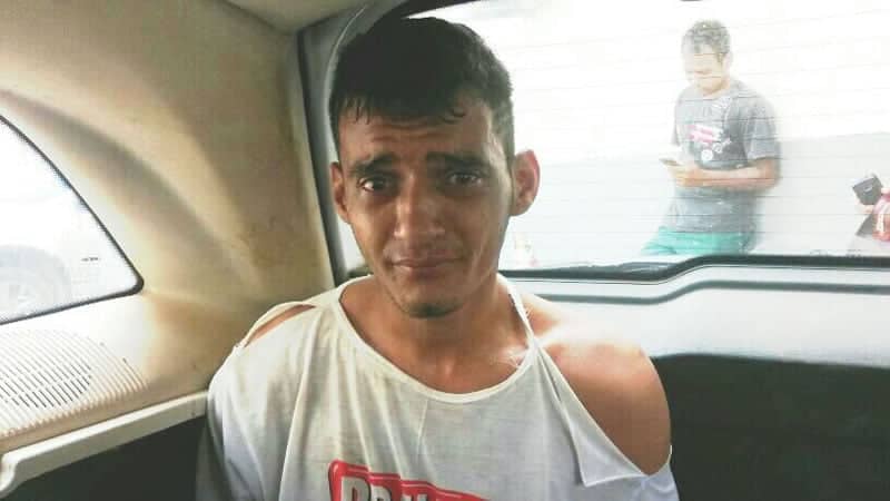 PM identifica e prende homem acusado de arrombar igreja e furtar equipamentos