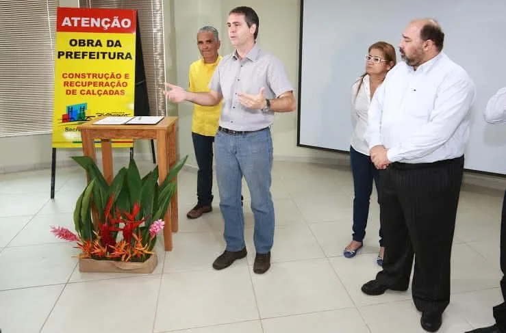 Inicialmente serão construídos 6,5 km de calçadas