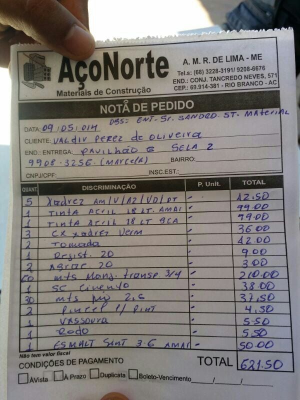 Presos compram material de construção e reformam as próprias celas em Rio Branco 1 Presos compram material de construção e reformas as próprias celas em Presídio de Rio Branco 5