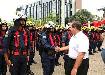 Tião parabenizou os bombeiros: ‘estou diante de uma corporação que orgulha o Acre’
