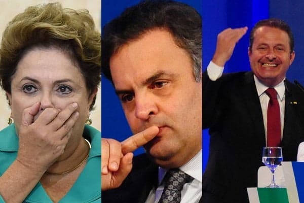 Aécio Neves sobe seis pontos percentuais e Dilma Roussef passou de 37% para 40%, segundo a pesquisa do Ibope