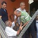 Bocalom, Henrique Afonso e Roberto Duarte visitam Manoel Urbano