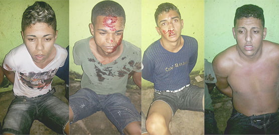 Polícia prende quarteto em flagrante após assalto a distribuidora na Sobral