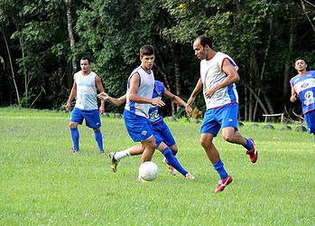 Galo Carijó fez um treino coletivo nesta quarta-feira