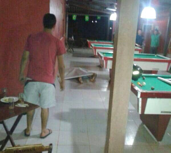 Execução foi à queima-roupa