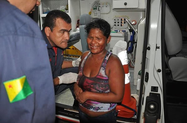 Briga de casal quase termina em morte