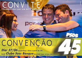 Convenção Regional do PSDB oficializa candidatura de Marcio Bittar 27 de junho