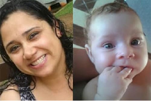 Maria Isabel e sua filha de colo desapareceram na segunda