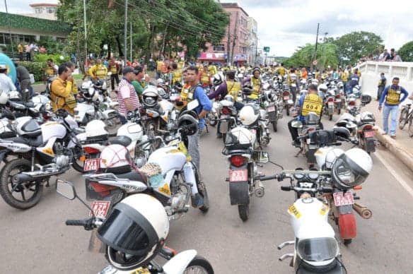 Mototaxistas pediram o fim dos ilegais em várias ocasiões