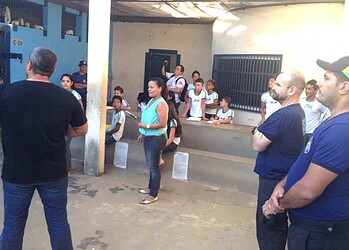 Estudantes conheceram alojamentos do Centro Socioeducativo