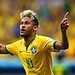 Neymar já marcou quatro gols em sua primeira Copa do Mundo