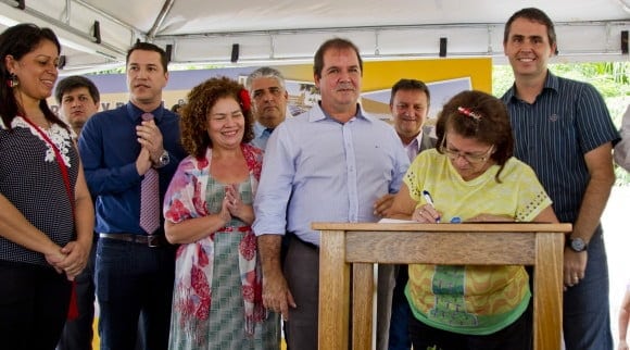 Obra terá investimentos de R$ 7 milhões, com apoio do governo do Acre e do governo federal (Foto Gleilson Miranda Secom)