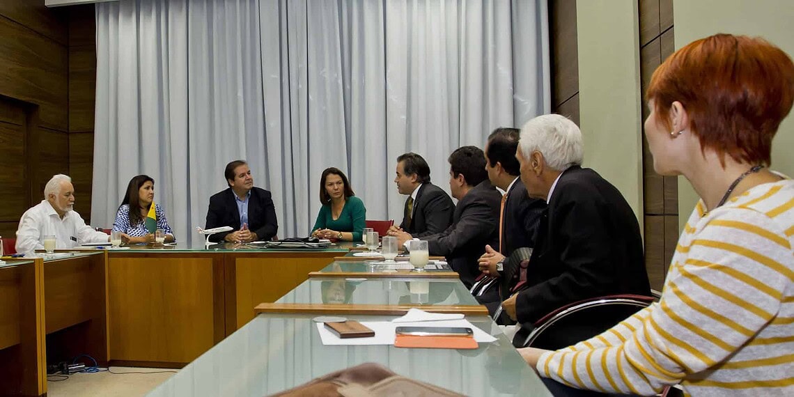 Governador recebeu os empresários na tarde de ontem