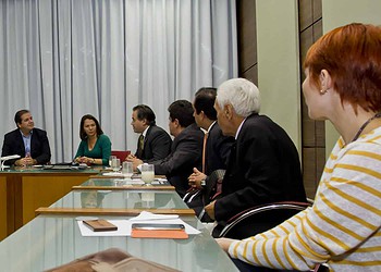 Governador recebeu os empresários na tarde de ontem