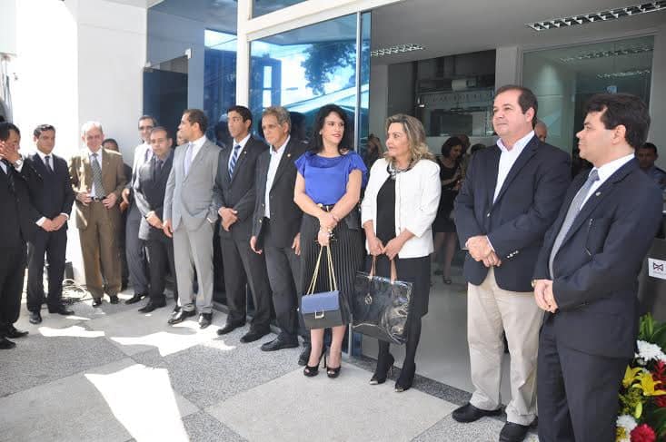 inauguração do predio contou com a apresença de varias instituições