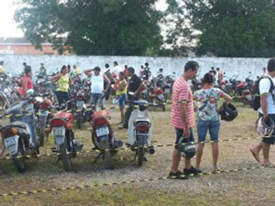 Detran/AC convida população para o primeiro leilão do ano 1 Quase 400 lotes de motocicletas serão leiloadas