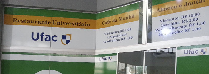 Ufac reduz para R$ 1 o preço das refeições do Restaurante Universitário
