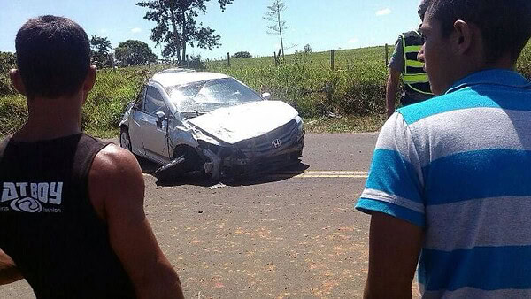 Acidente deixa quatro jovens mortos perto de Rodrigues Alves