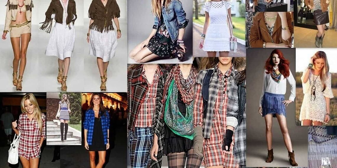 Peças em couro, xadrez e franjas fazem maior sucesso