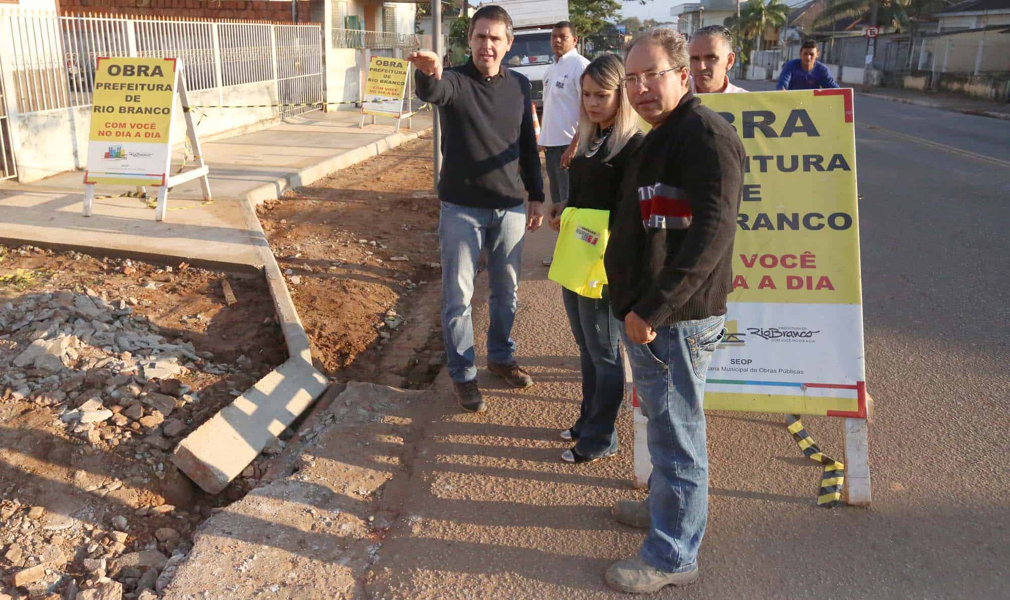 Calçada na Rua Floriano Peixoto 1