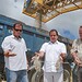 Governador Tião Viana (ao centro) com César e Linker