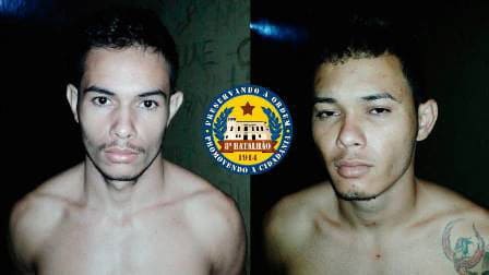 Irmãos Élton e Érlen foram presos em Sena