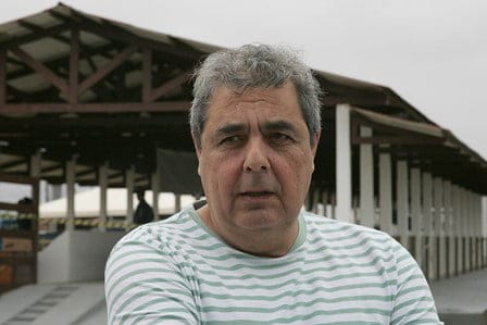 Presidente da Liga Nacional de Rodeio, Marco Abud, na Expoacre