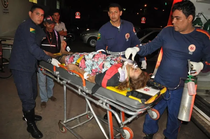 Condutor da caminhonete permaneceu no local e prestou socorro o tempo inteiro a Maria de Nazaré