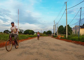 População do município é quem mais ganha com os trabalhos de pavimentação