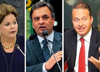Dilma, Aécio e Campos vão gastar cerca de R$ 738 milhões