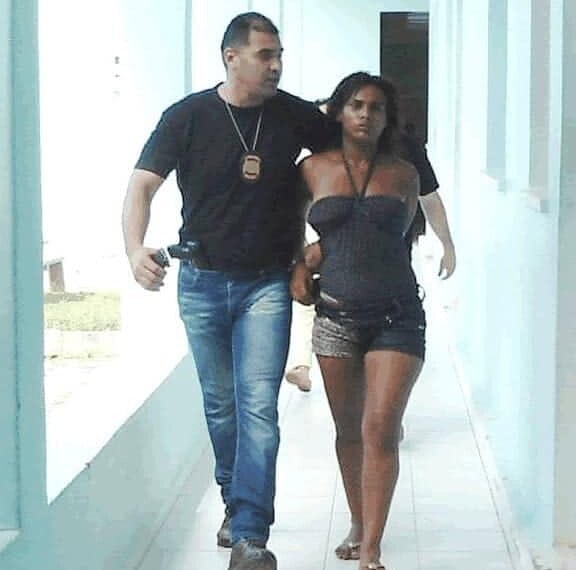 Polícia Civil flagrou Joanira Souza com drogas no corpo