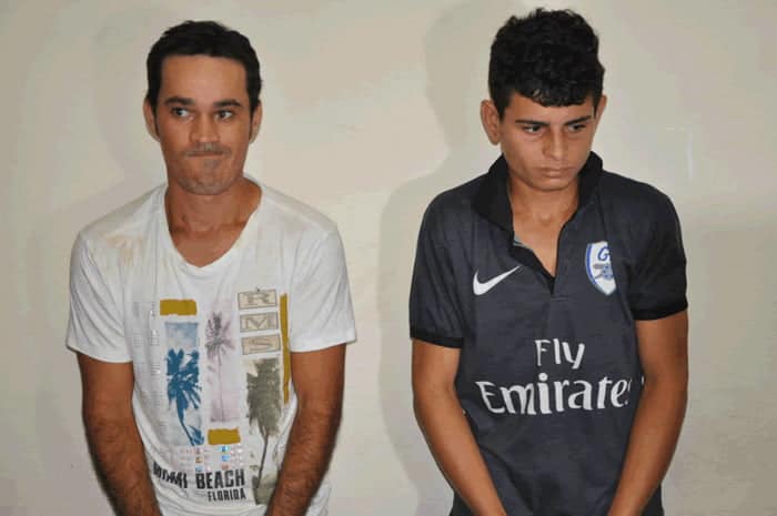 Rapazes foram levados para a Delegacia de Flagrantes