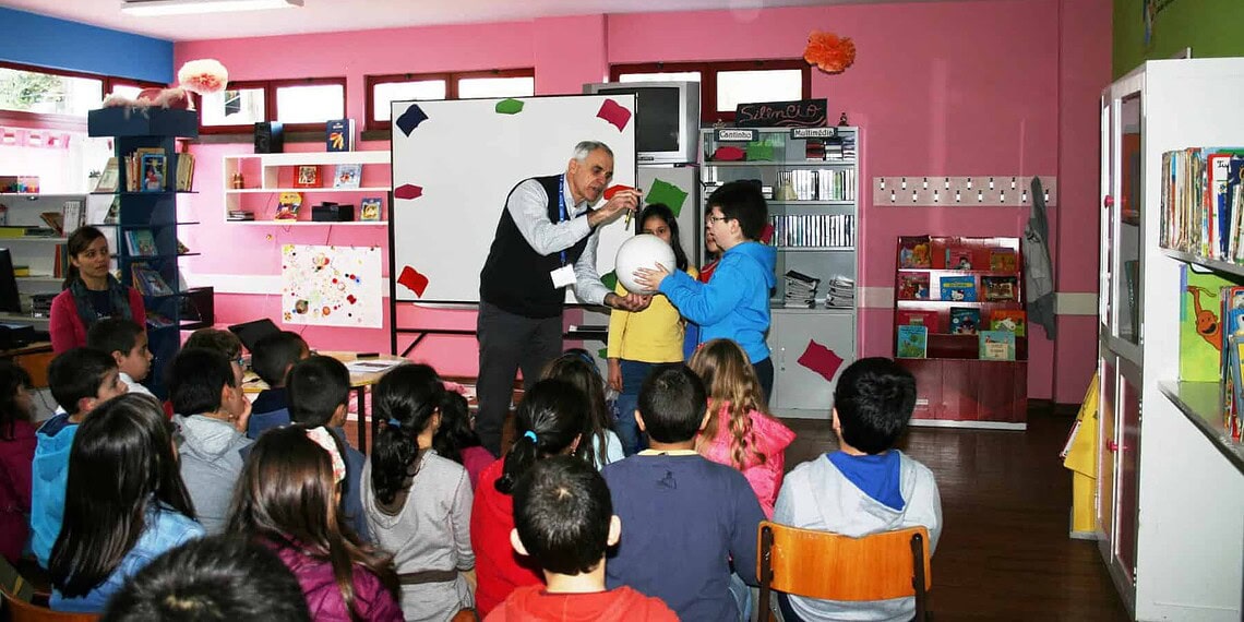 Visitantes realizarão atividades educativas nas escolas