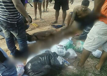 Criança é atropelada por caçamba no Caladinho