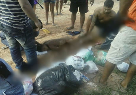 Criança é atropelada por caçamba no Caladinho