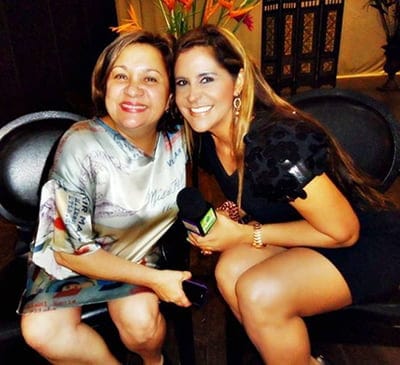 Duas estrelas de sucesso, Bete Passos e Iris Tavares.