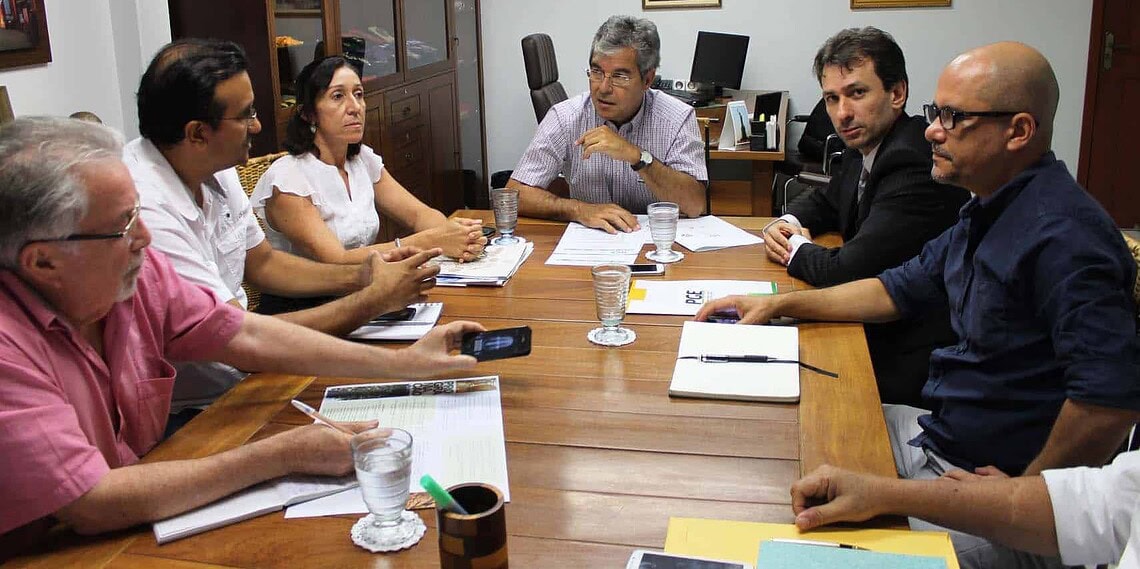 Coordenadores do GCF com Jorge Viana