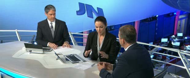 Eduardo Campos em entrevista no Jornal Nacional