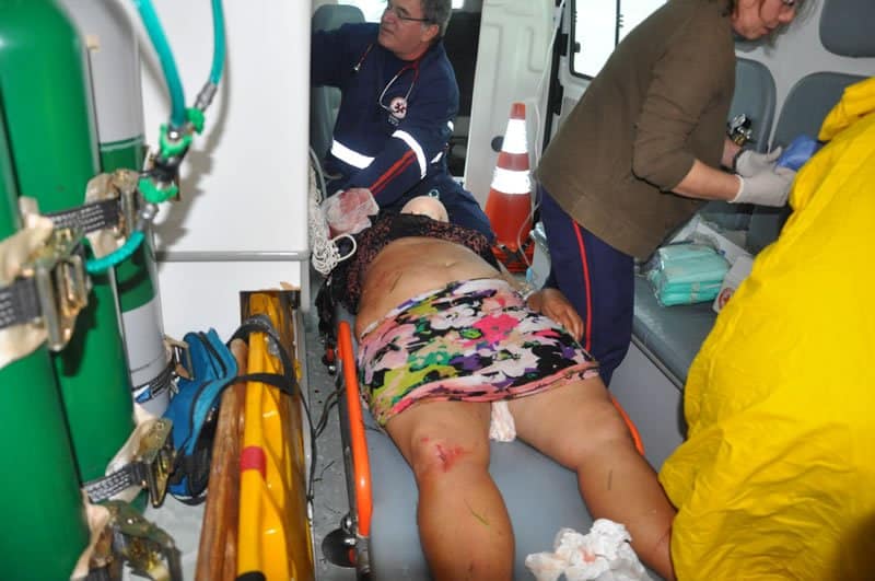 Mulher tem braço decepado em atropelamento no bairro Vila Acre 3