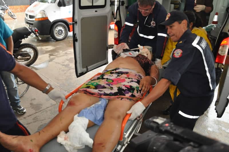 Mulher tem braço decepado em atropelamento no bairro Vila Acre 4