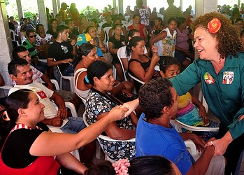 No Juruá, Perpétua reafirma compromisso com pescadores