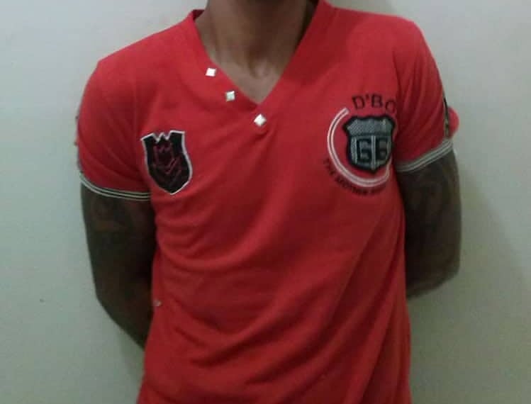 Davi foi preso por policiais com droga, durante ronda de rotina