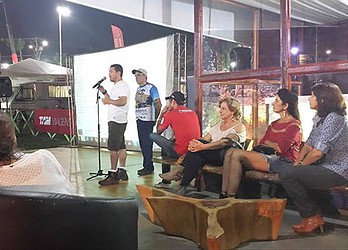 Ato simbólico discutiu o Dia Mundial contra o Tráfico de Pessoas, na Expoacre