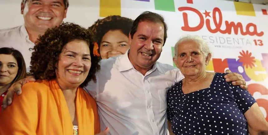 Perpétua Almeida e Tião Viana agradeceram carinho de dona Francisca Assis