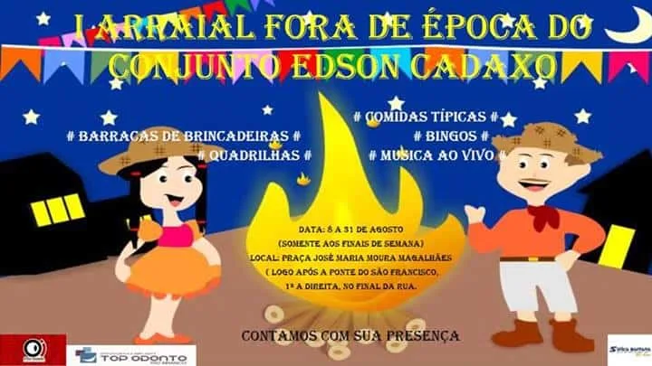 Dia 8 de agosto acontece o I arraial fora de época